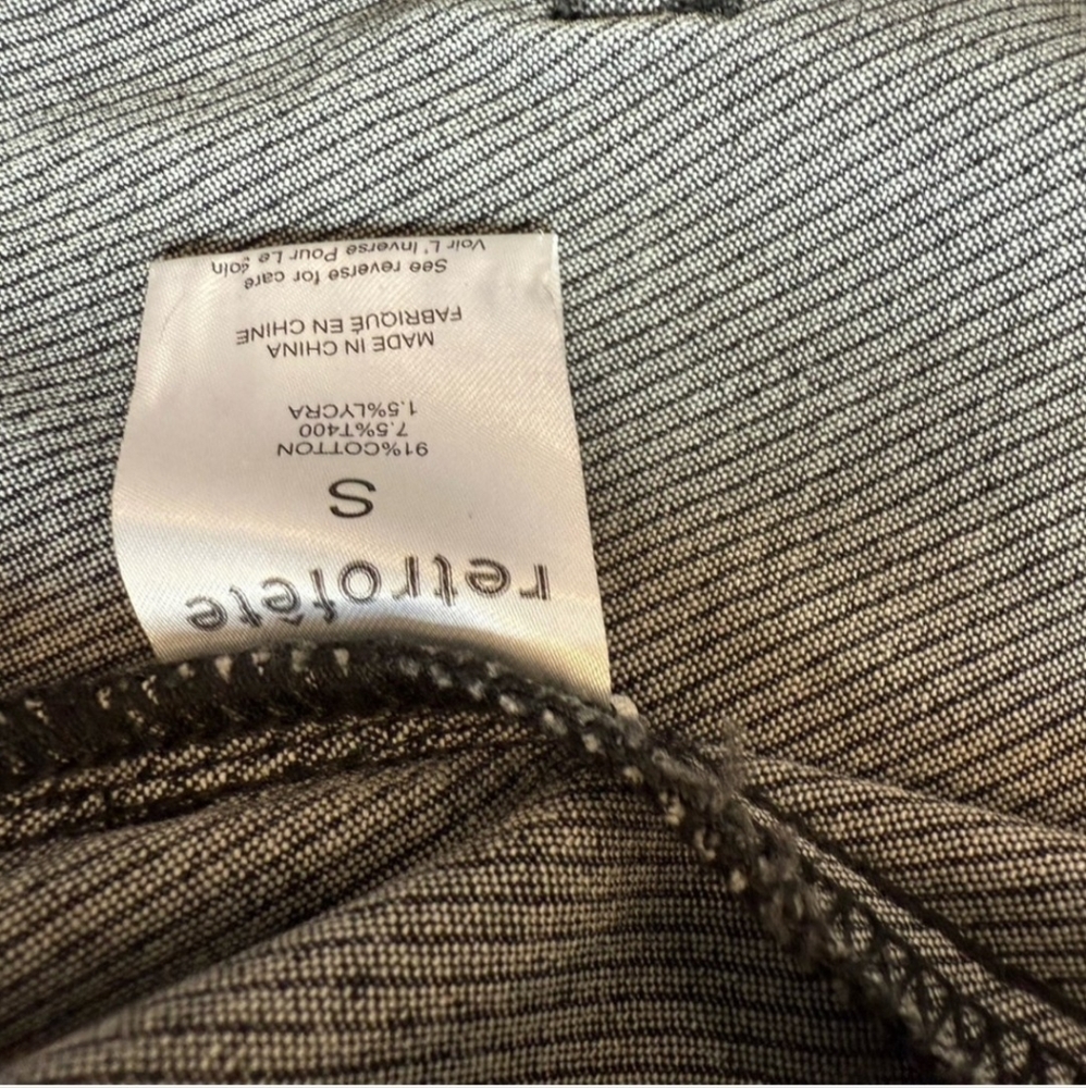 NWOT Retrofete Ada Jean Jacket in Faded Black Size Small - Picture 11 of 11